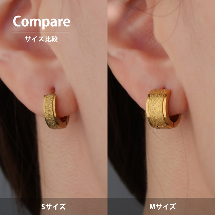 キャッチレスピアス フープ グリッター 上品 大人 レディースアクセサリー